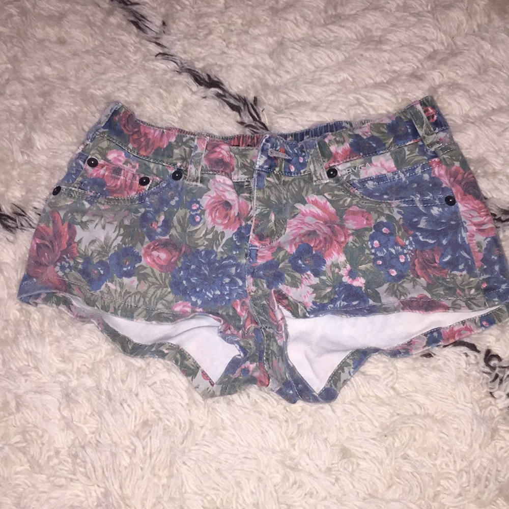 RVCA floral shorts